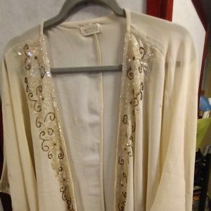 NEW - BEADED Layering Jacket - Perfect for Holidays one size from India